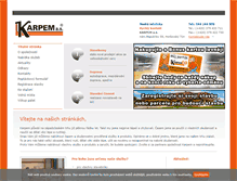 Tablet Screenshot of karpem.cz